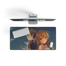 Load image into Gallery viewer, Asuna and Kirito Mouse Pad (Desk Mat) On Desk
