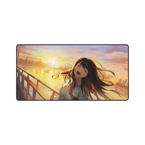 Anime Girl Mouse Pad (Desk Mat)