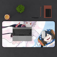 Load image into Gallery viewer, Is It Wrong To Try To Pick Up Girls In A Dungeon? Mouse Pad (Desk Mat) With Laptop
