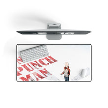 Load image into Gallery viewer, Anime One-Punch Man Mouse Pad (Desk Mat) On Desk
