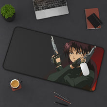 Load image into Gallery viewer, Black Lagoon Mouse Pad (Desk Mat) On Desk
