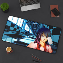 Load image into Gallery viewer, Bakemonogatari Mouse Pad (Desk Mat) On Desk
