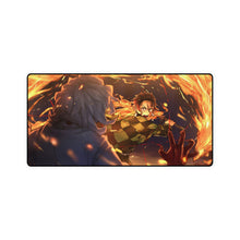 Load image into Gallery viewer, Tanjiro vs Rui, Kimetsu no Yaiba, Mouse Pad (Desk Mat)

