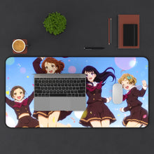 Load image into Gallery viewer, Sound! Euphonium Kumiko Oumae, Reina Kousaka, Hazuki Katou, Sapphire Kawashima Mouse Pad (Desk Mat) With Laptop
