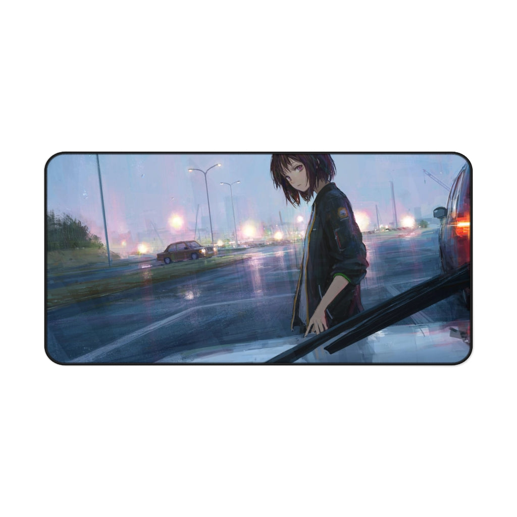 Rainfall Anime Mouse Pad (Desk Mat)