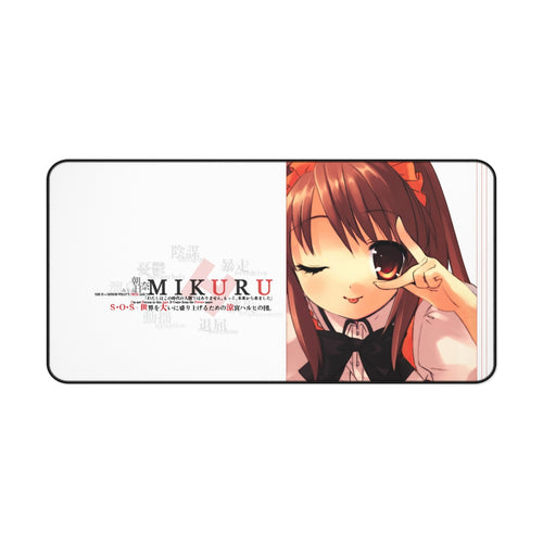 The Melancholy Of Haruhi Suzumiya Mouse Pad (Desk Mat)