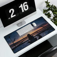 Load image into Gallery viewer, Anime Girl Silhouette Night Sky Mouse Pad (Desk Mat)
