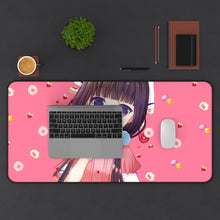 Load image into Gallery viewer, Maika Sakuranomiya Mouse Pad (Desk Mat) With Laptop
