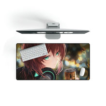 Load image into Gallery viewer, Anime, Girl, Headphones, Coffee Can, Mouse Pad (Desk Mat)
