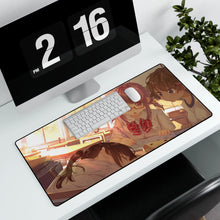 Load image into Gallery viewer, Anime Girl Mouse Pad (Desk Mat) With Laptop
