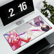 Load image into Gallery viewer, Darling in the FranXX Mouse Pad (Desk Mat) With Laptop
