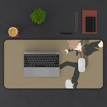 Load image into Gallery viewer, Makoto Naegi Mouse Pad (Desk Mat) With Laptop
