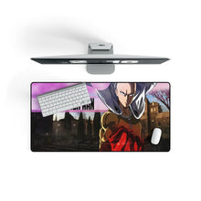 Load image into Gallery viewer, Anime One-Punch Man Mouse Pad (Desk Mat) On Desk
