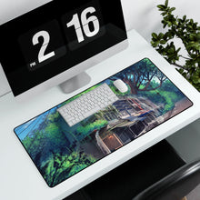 Load image into Gallery viewer, Cafe of the Woods Mouse Pad (Desk Mat) With Laptop
