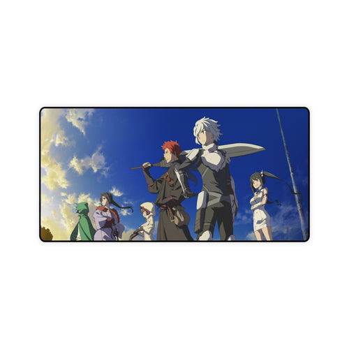 Is It Wrong to Try to Pick Up Girls in a Dungeon? Bell Cranel, Hestia, Liliruca Arde, Yamato Mikoto, Welf Crozzo Mouse Pad (Desk Mat)