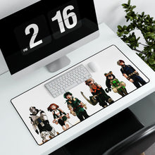Load image into Gallery viewer, My Hero Academia Izuku Midoriya, Katsuki Bakugou, Tenya Iida, Tsuyu Asui Mouse Pad (Desk Mat) With Laptop

