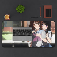 Load image into Gallery viewer, Sound! Euphonium Kumiko Oumae, Reina Kousaka Mouse Pad (Desk Mat) With Laptop
