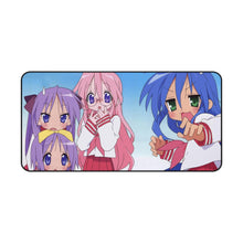 Load image into Gallery viewer, Lucky Star Konata Izumi, Kagami Hiiragi, Tsukasa Hiiragi, Miyuki Takara Mouse Pad (Desk Mat)
