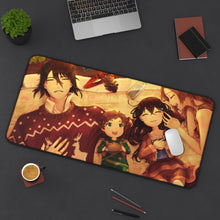 Load image into Gallery viewer, Bleach Orihime Inoue, Ulquiorra Cifer Mouse Pad (Desk Mat) On Desk
