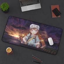 Load image into Gallery viewer, Cells at Work! Hataraku Saibou Mouse Pad (Desk Mat) On Desk
