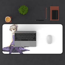 Load image into Gallery viewer, Darker Than Black Yin, Mao Mouse Pad (Desk Mat) With Laptop
