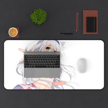 Load image into Gallery viewer, Rokudenashi Majutsu Koushi To Akashic Records Sistine Fibel Mouse Pad (Desk Mat) With Laptop
