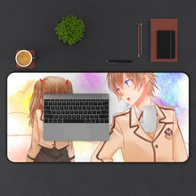 Load image into Gallery viewer, Nagi No Asukara Mouse Pad (Desk Mat) With Laptop
