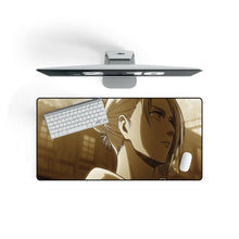 Load image into Gallery viewer, Anime Attack On Titan Mouse Pad (Desk Mat) On Desk
