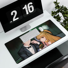 Load image into Gallery viewer, Death Note Light Yagami, Misa Amane Mouse Pad (Desk Mat) With Laptop
