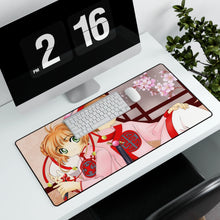 Load image into Gallery viewer, Anime Cardcaptor Sakura Mouse Pad (Desk Mat) With Laptop
