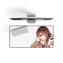 Load image into Gallery viewer, Anime Girl Mouse Pad (Desk Mat) On Desk
