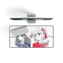 Load image into Gallery viewer, Lycoris Recoil Takina Inoue, Chisato Nishikigi Mouse Pad (Desk Mat) On Desk
