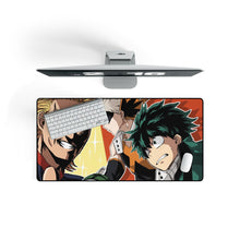 Load image into Gallery viewer, My Hero Academia Izuku Midoriya, Katsuki Bakugou, All Might Mouse Pad (Desk Mat) On Desk
