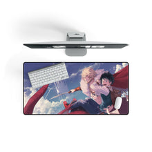 Load image into Gallery viewer, Katsuki Bakugou and Izuku Midoriya Mouse Pad (Desk Mat) On Desk
