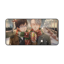 Load image into Gallery viewer, Yuri!!! On Ice Victor Nikiforov, Yuuri Katsuki Mouse Pad (Desk Mat)
