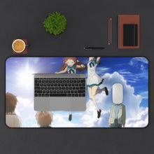 Load image into Gallery viewer, Nagi No Asukara Mouse Pad (Desk Mat) With Laptop
