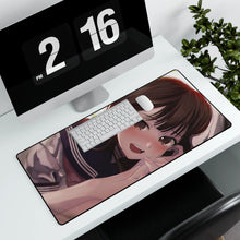 Load image into Gallery viewer, Anime Girl Mouse Pad (Desk Mat) With Laptop
