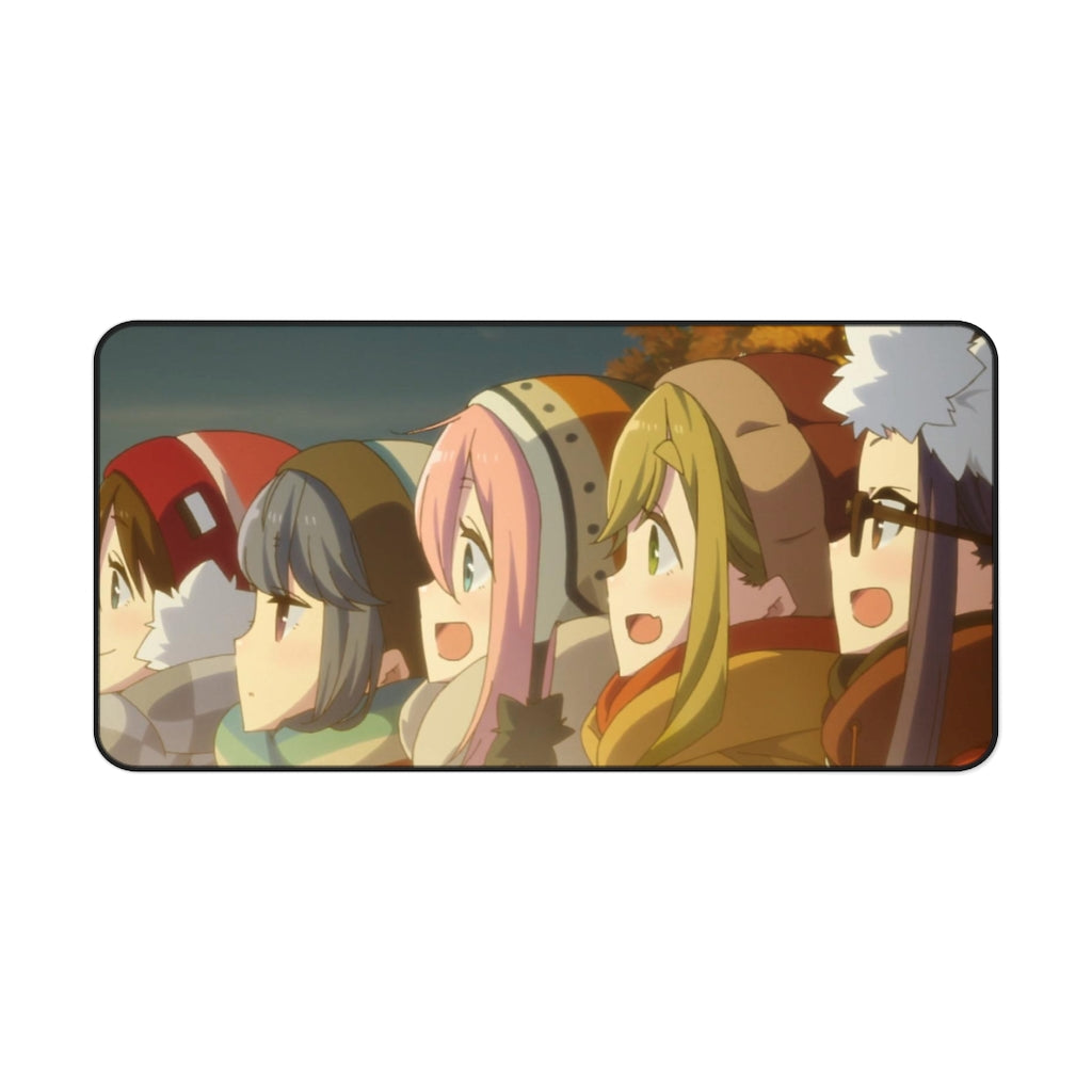 Laid-Back Camp by Mouse Pad (Desk Mat)