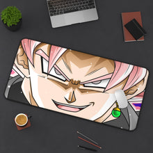 Load image into Gallery viewer, Black (Dragon Ball) Mouse Pad (Desk Mat) On Desk
