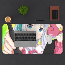 Load image into Gallery viewer, EroManga-Sensei Mouse Pad (Desk Mat) With Laptop
