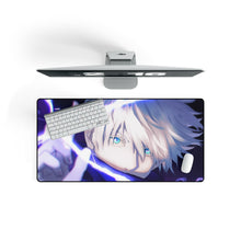 Load image into Gallery viewer, Satoru Gojo Mouse Pad (Desk Mat) On Desk
