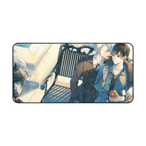 Yuri!!! On Ice Victor Nikiforov, Yuuri Katsuki Mouse Pad (Desk Mat)