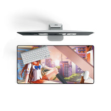 Load image into Gallery viewer, Mirai Suenaga Mouse Pad (Desk Mat) On Desk
