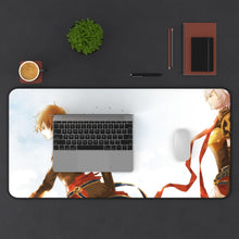 Load image into Gallery viewer, Granblue Fantasy Granblue Fantasy, Lucifer, Sandalphon Mouse Pad (Desk Mat) With Laptop
