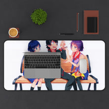 Load image into Gallery viewer, Monogatari (Series) Mouse Pad (Desk Mat) With Laptop

