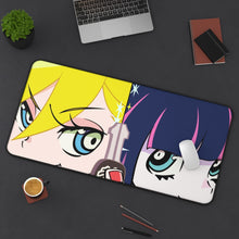 Load image into Gallery viewer, Panty &amp; Stocking with Garterbelt Stocking Anarchy, Panty Anarchy, Panty Stocking With Garterbelt Mouse Pad (Desk Mat) On Desk
