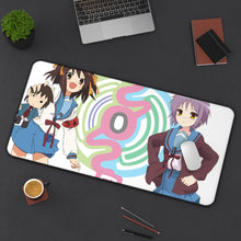Load image into Gallery viewer, The Melancholy Of Haruhi Suzumiya Mouse Pad (Desk Mat) On Desk
