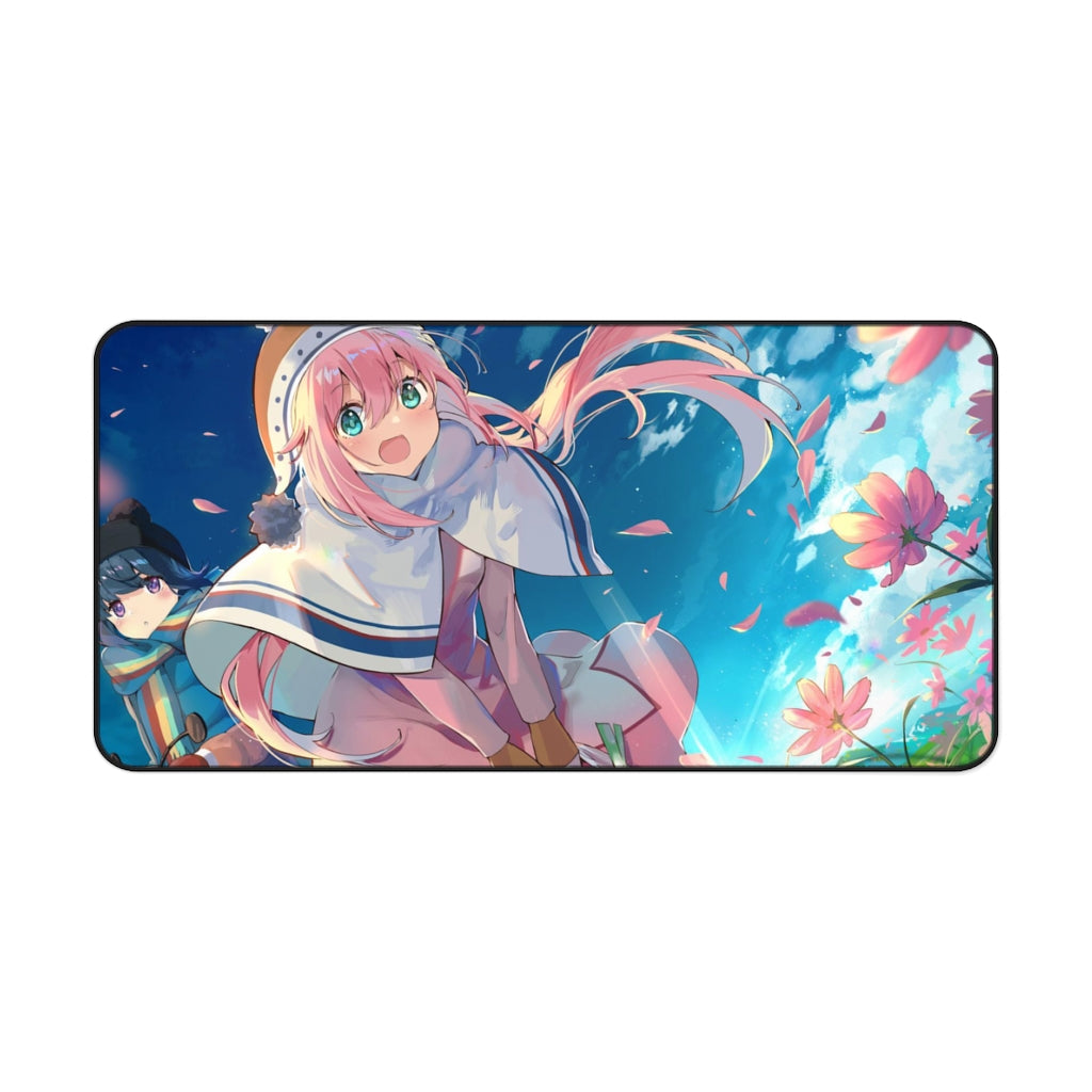 Laid-Back Camp by Mouse Pad (Desk Mat)