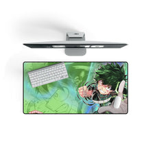 Load image into Gallery viewer, Izuku Midoriya using his quirk Mouse Pad (Desk Mat) On Desk
