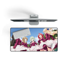 Load image into Gallery viewer, Goblin Slayer Cow Girl, Goblin Slayer, Guild Girl, High Elf Archer, Priestess Mouse Pad (Desk Mat) On Desk
